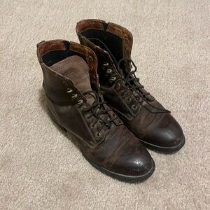 Ariat Heritage Lacer II Boot Leather Brown Moto Western Distress Size Women's 9